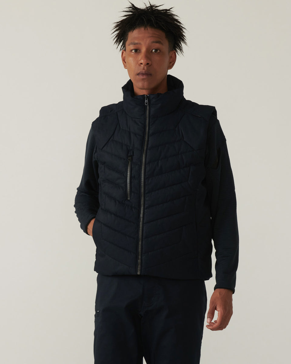 【Mサイズ】LTT TL HALF COAT BLK 機能性素材 防寒 美中古品 防寒ジャケット -60℃対応 HUMA 3D ストレッチ 防寒コート タル