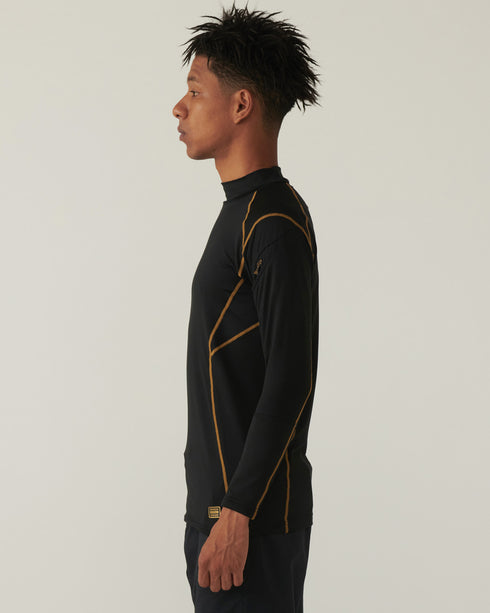 83250 ハイネックロングスリーブシャツ