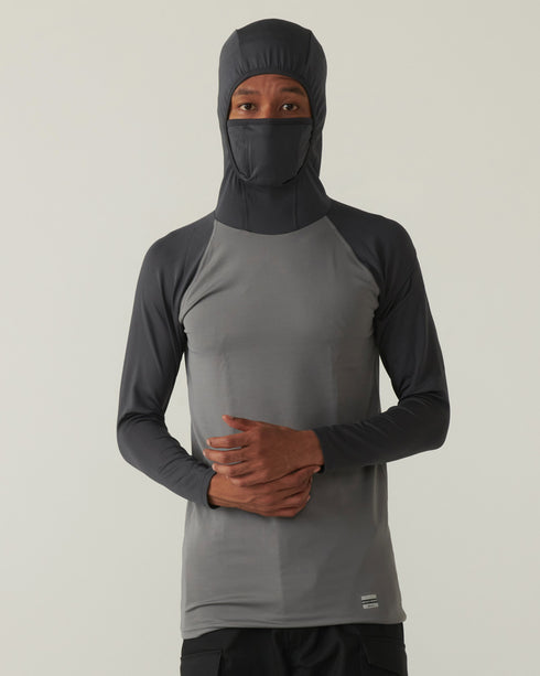 80151 スペースシールドロングスリーブフーディー