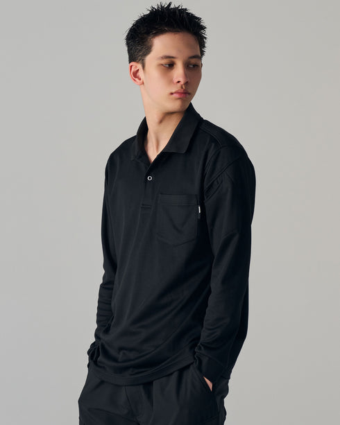 2275 TecRecycロングスリーブポロシャツ