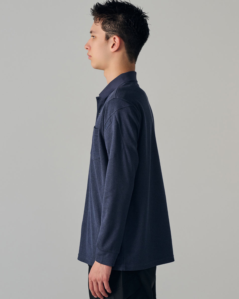 2275 TecRecycロングスリーブポロシャツ – TS DESIGN