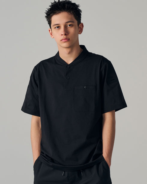 85651 TS DEOドッツヘンリーネックシャツ