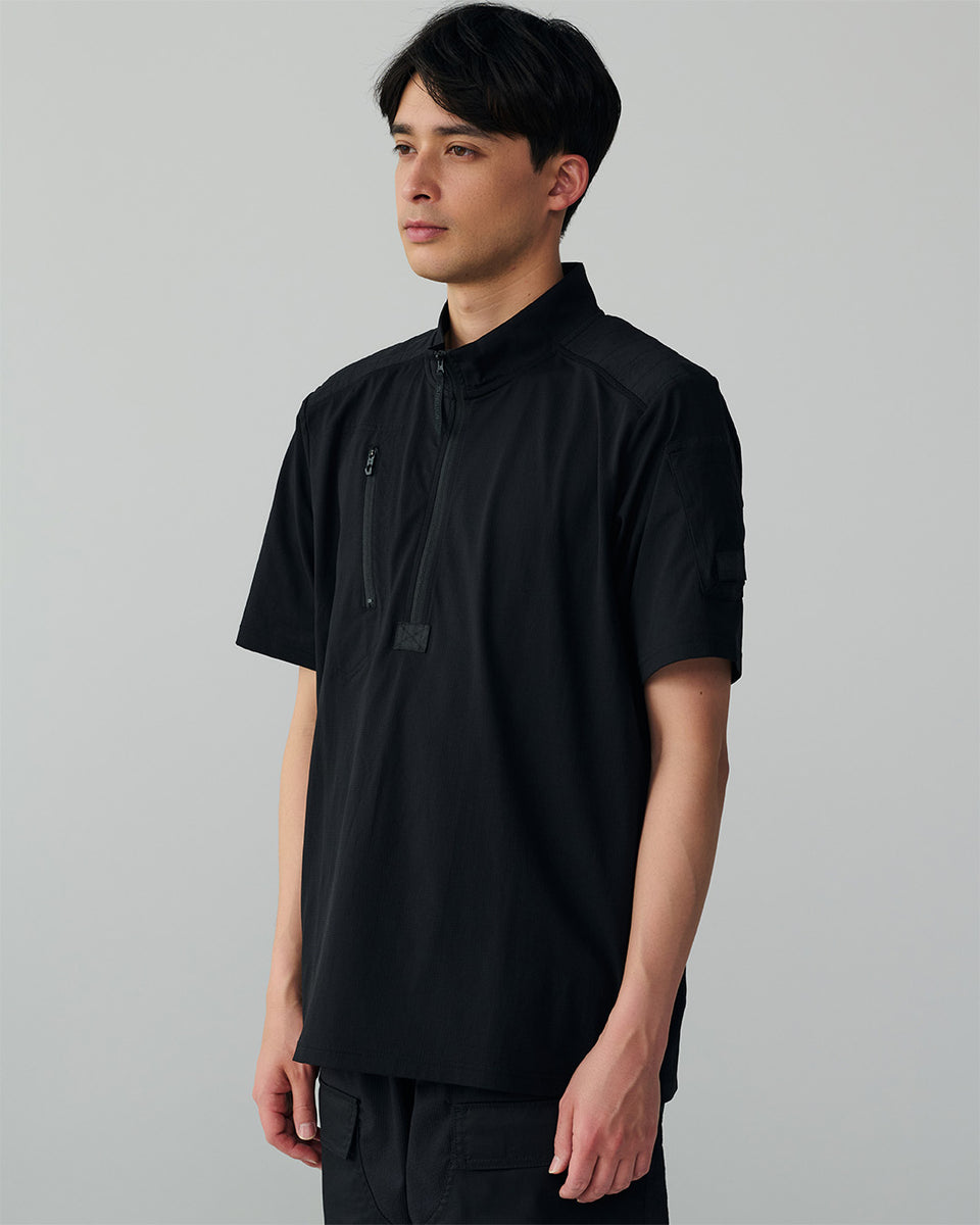 85655 TS DEOドッツショートスリーブハーフジップ – TS DESIGN