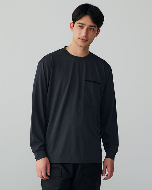 50351 DRYドッツロングスリーブTシャツ