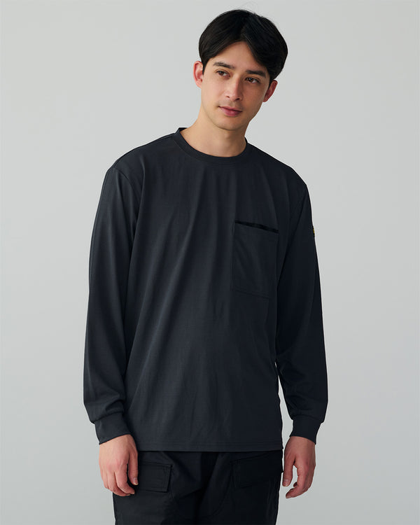 50351 DRYドッツロングスリーブTシャツ