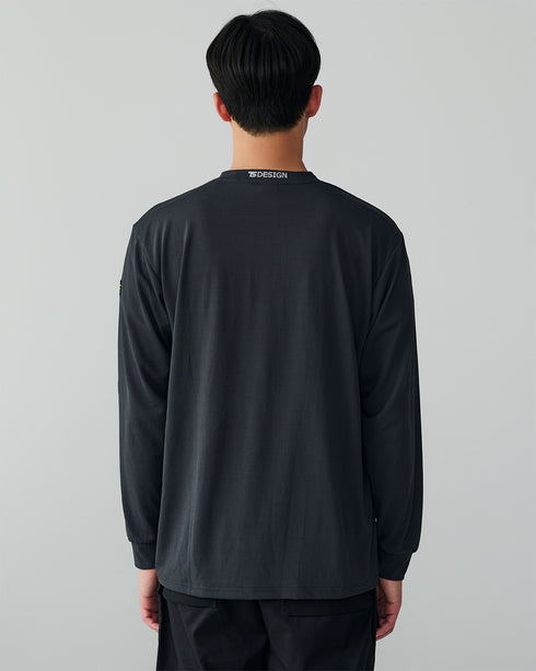 50351 DRYドッツロングスリーブTシャツ