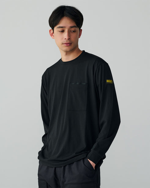 50351 DRYドッツロングスリーブTシャツ