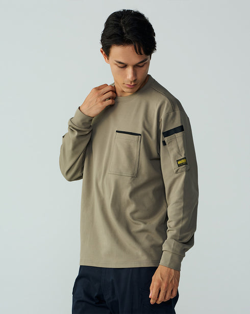 55350 ニッカーズドライワッフルロングスリーブTシャツ【10月上旬入荷予定】