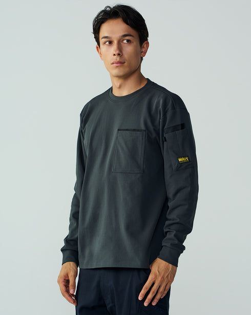 55350 ニッカーズドライワッフルロングスリーブTシャツ【10月上旬入荷予定】
