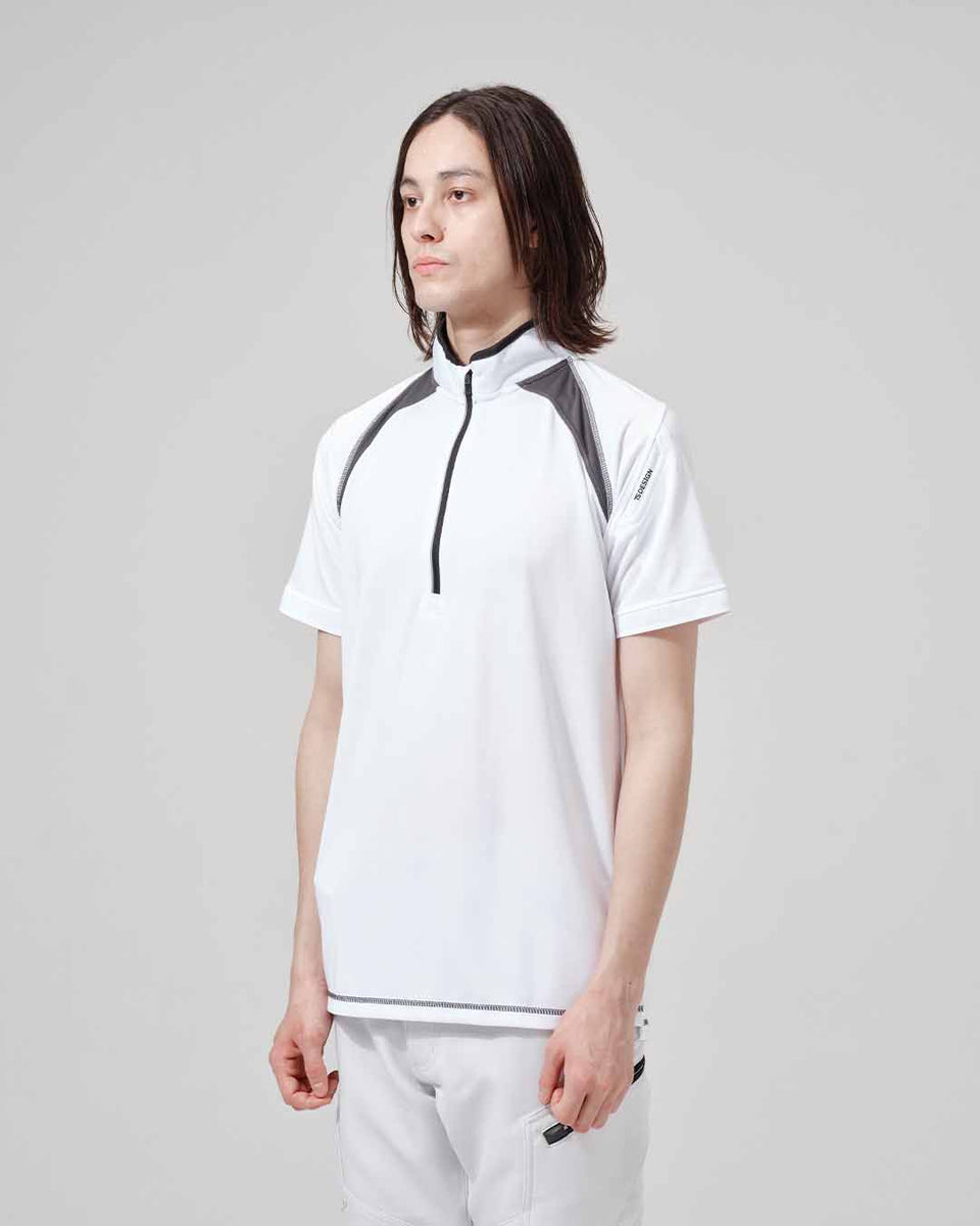 3015 ショートスリーブハーフジップ – TS DESIGN