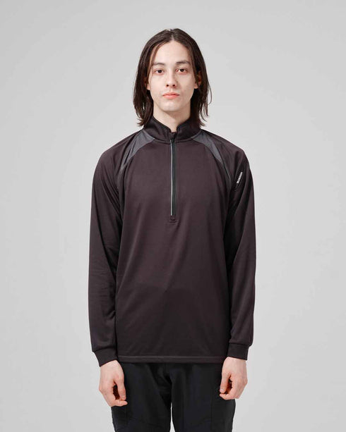 3025 ロングスリーブハーフジップ