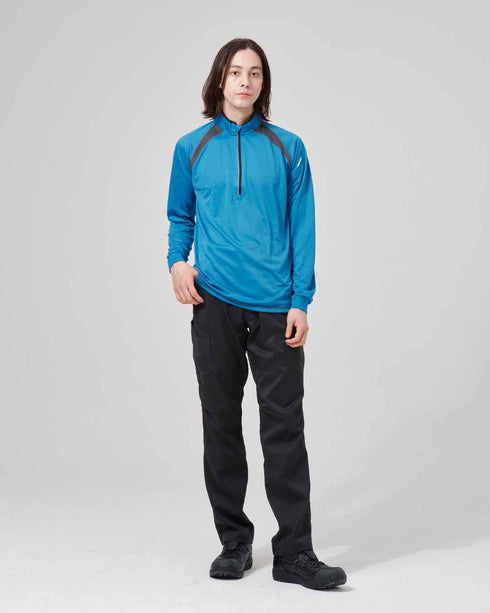 3025 ロングスリーブハーフジップ