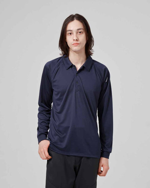 3075 長袖ポロシャツ