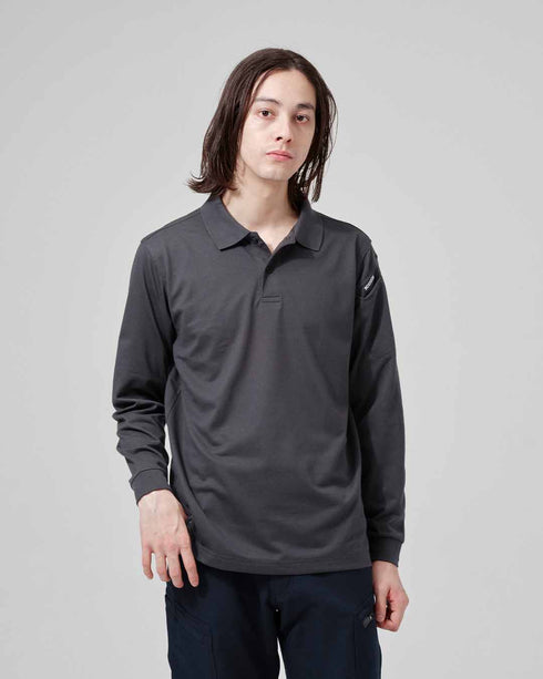 4075 ESロングスリーブポロシャツ