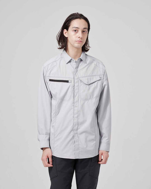 4615 エコハイブリッドダブルクロスライトシャツ