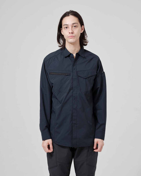 4615 エコハイブリッドダブルクロスライトシャツ