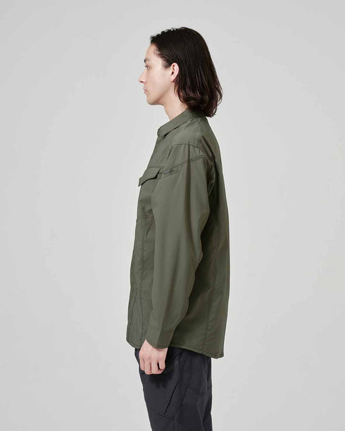 4615 エコハイブリッドダブルクロスライトシャツ