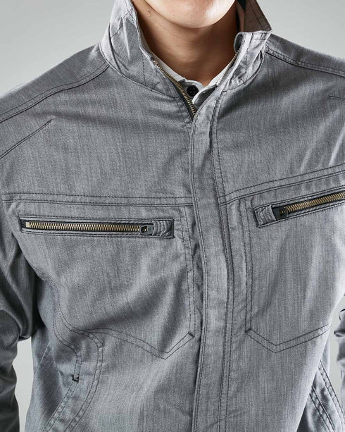 両胸ファスナーポケット