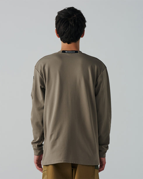 55353 ニッカーズドライワッフルロングスリーブTシャツ