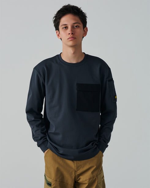 55353 ニッカーズドライワッフルロングスリーブTシャツ