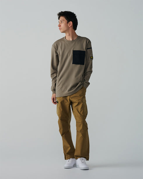 55353 ニッカーズドライワッフルロングスリーブTシャツ