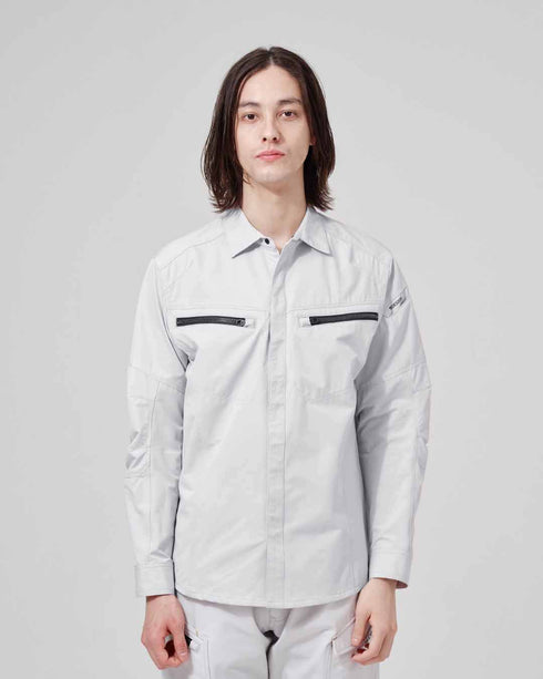 5605 TSエコダブルライトクロスロングスリーブシャツ