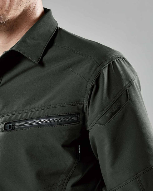 5605 TSエコダブルライトクロスロングスリーブシャツ