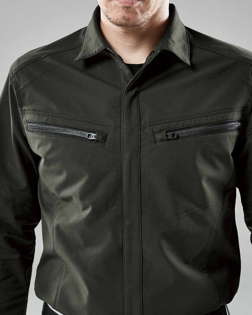 5605 TSエコダブルライトクロスロングスリーブシャツ