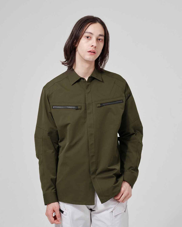 5605 TSエコダブルライトクロスロングスリーブシャツ