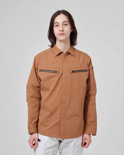 5605 TSエコダブルライトクロスロングスリーブシャツ