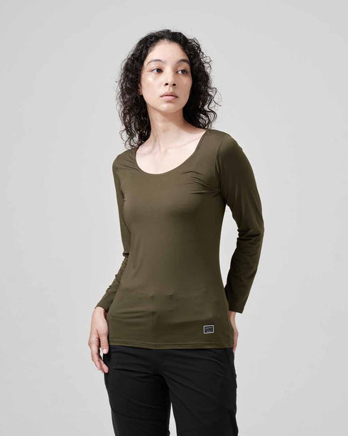 811052 EXライトレディースロングスリーブシャツ