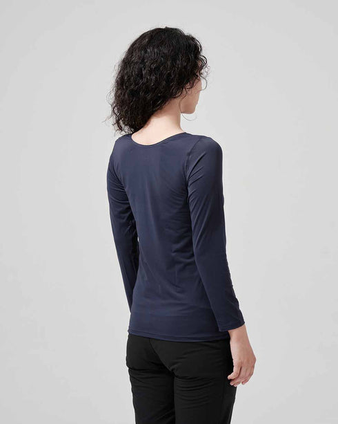 811052 EXライトレディースロングスリーブシャツ