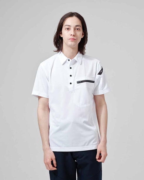 81355 ESワークニットショートポロシャツ