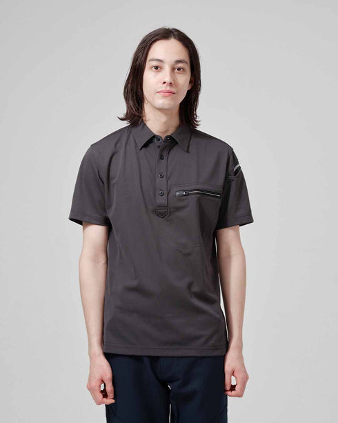 81355 ESワークニットショートポロシャツ