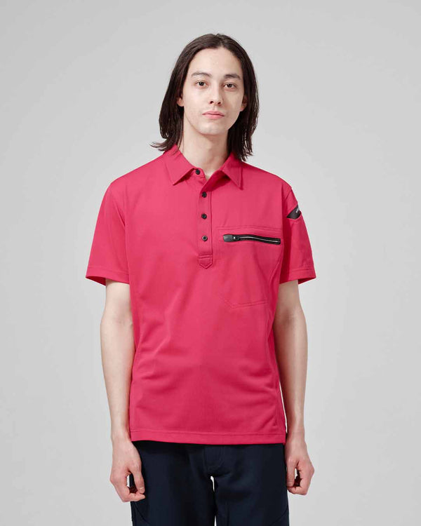 81355 ESワークニットショートポロシャツ