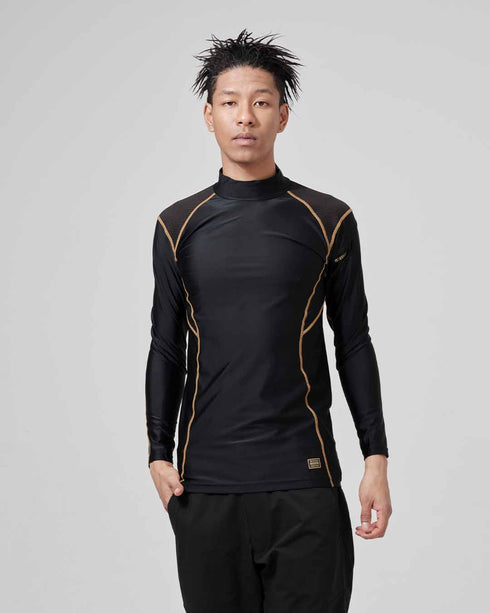 8350 ハイネックロングスリーブシャツ