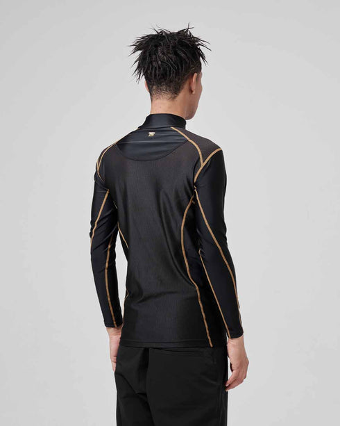 8350 ハイネックロングスリーブシャツ