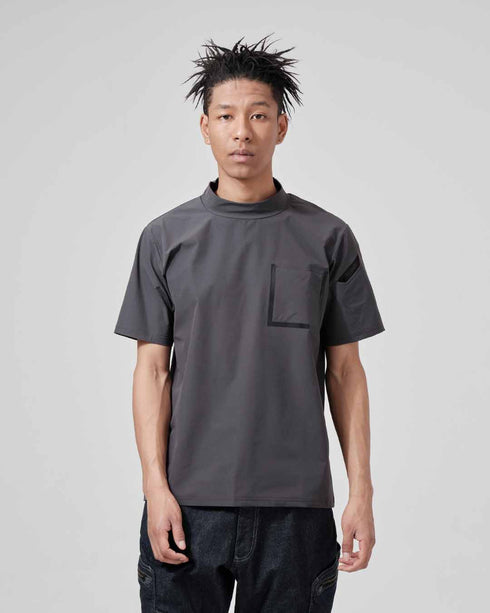 83552 TS DELTAスウェットモックネックTシャツ