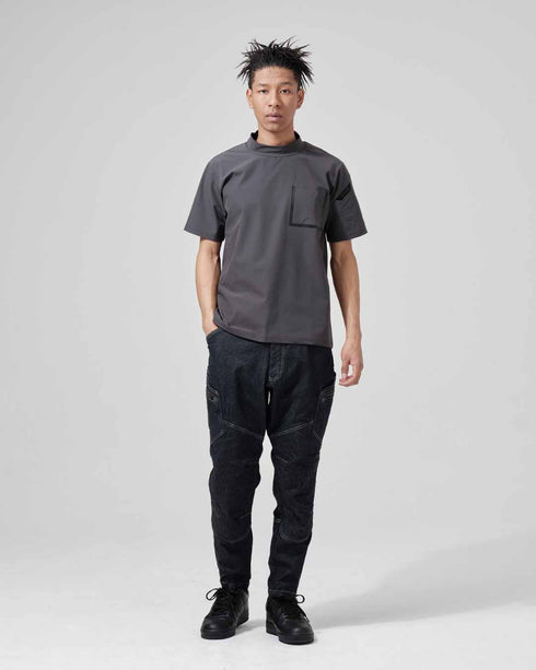 83552 TS DELTAスウェットモックネックTシャツ