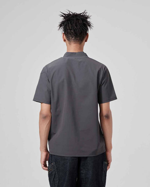 83552 TS DELTAスウェットモックネックTシャツ