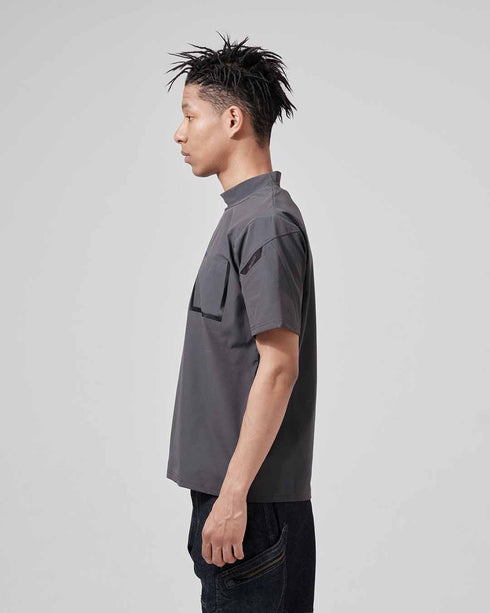 83552 TS DELTAスウェットモックネックTシャツ