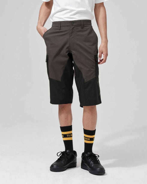 846045 ハイブリッドサマーメンズショートカーゴパンツ