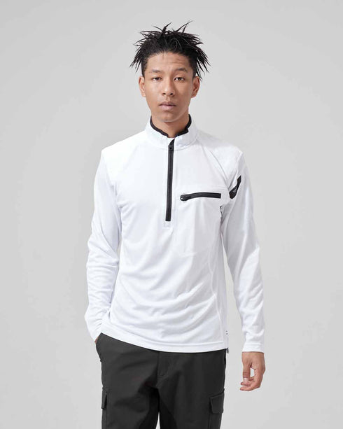 846305 ワークニットロングシャツ