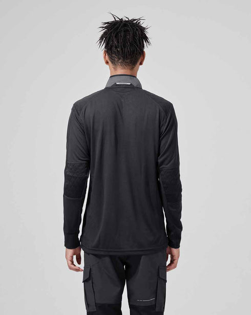 846305 ワークニットロングシャツ