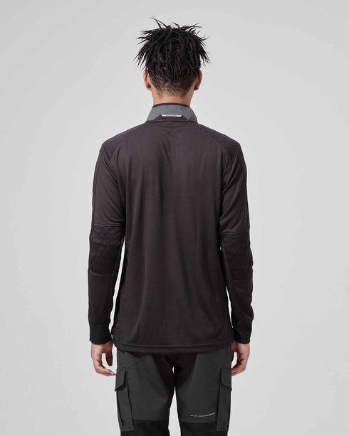 846305 ワークニットロングシャツ