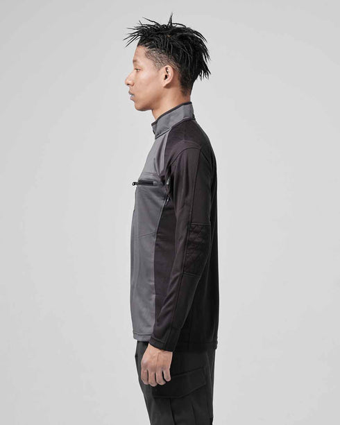 846305 ワークニットロングシャツ