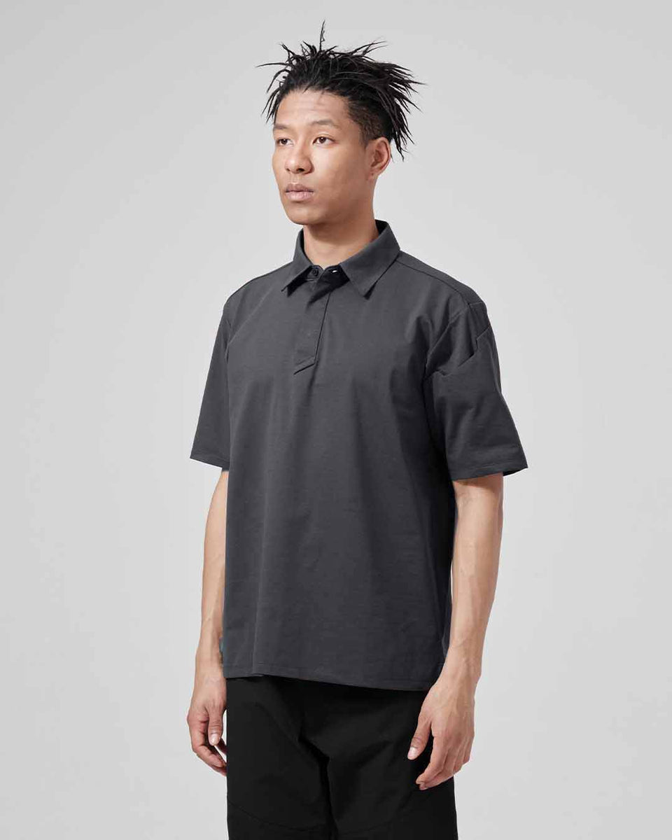 TS レアSサイズ 再販なし pedestal dab着用 ポロシャツ ₩*様 DESIGN 吸汗 高強度 長袖 レディース メンズ ポロシャツ TSデザイン トップス