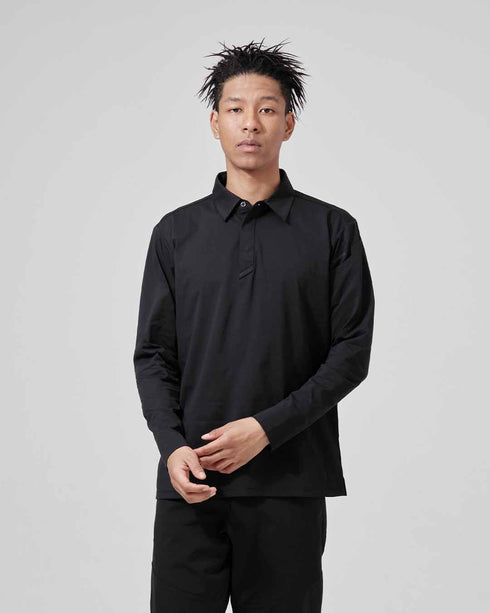 9075 TS DEOドライロングスリーブポロシャツ