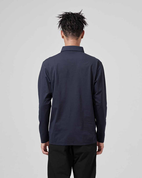 9075 TS DEOドライロングスリーブポロシャツ