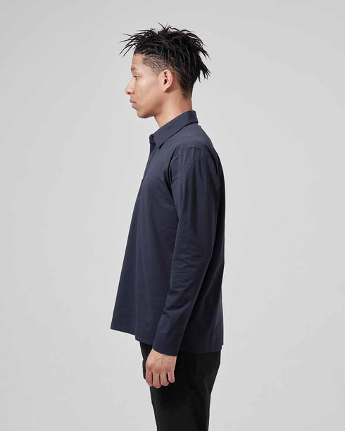 9075 TS DEOドライロングスリーブポロシャツ